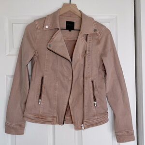 Women’s Pink Moto Jacket by Liverpool Los Angeles Size XS
